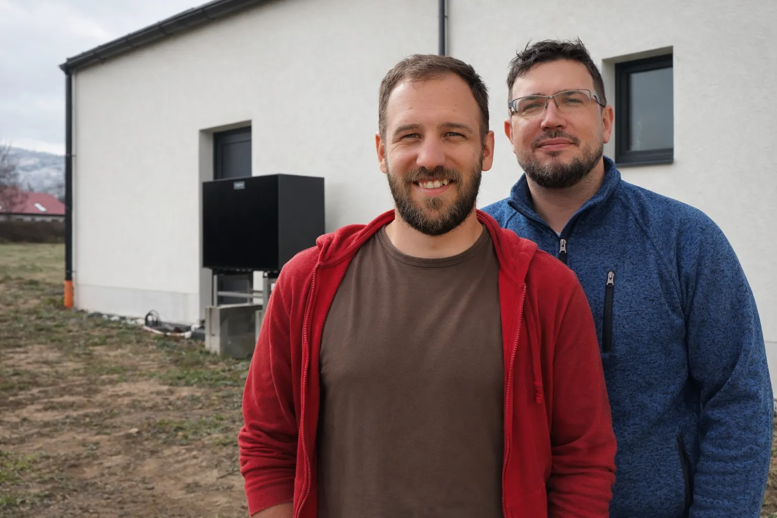 Tým NANTO Ostrava před realizací tepelného čerpadla